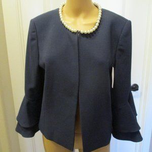 Navy Jacket sz 12 w/Pearl embellishments